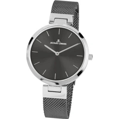 Afbeelding van Jacques Lemans Horloge, Heren, Maat: One Size, Anthrazit