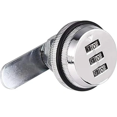 Afbeelding van Tingz 3 cijferige combinatie wachtwoordsloten,30mm zinklegering Cam kabinet codeslot voor beveiliging lade deur brievenbus kast gereedschapskist glazen veilige kluis