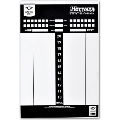 Afbeelding van Dart Scorebord Whiteboard Longfield Harrows