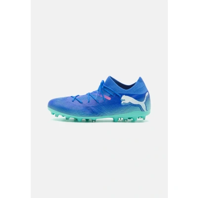 Afbeelding van Puma Future 7 Match MG Voetbalschoenen met kunststof noppen, Heren, Maat: 44, Bluemazing/white/electric peppermint Textiel/ synthetisch