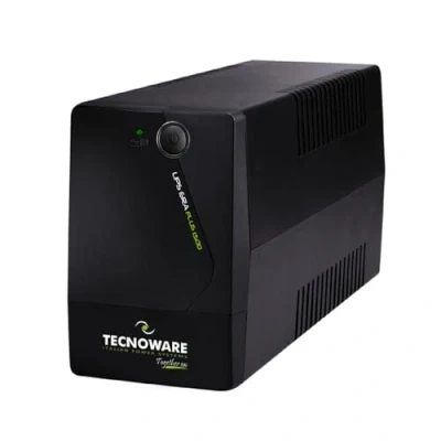 Afbeelding van Tecnoware UPS ERA PLUS 1500, 1500VA ononderbroken voeding, stroomuitvalbeveiliging voor pc, modem, videobewaking, AVR stabilisator, USB, Software Manager, maximale autonomie 80 min, klaar gebruik