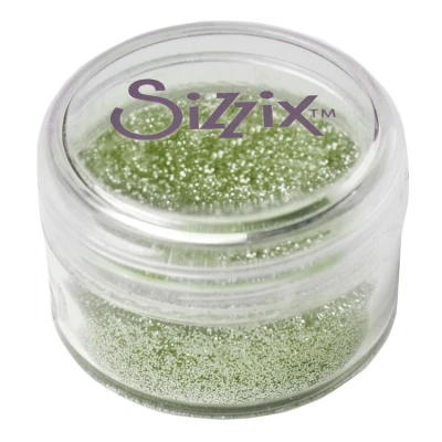 Afbeelding van Sizzix Biodegradable Fine Glitter Green Tea 12g (663889) (DISCONTINUED)