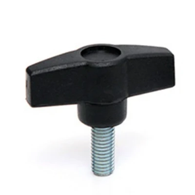 Afbeelding van 2 Vleugels knop Mannelijke M6 x 20mm Duimschroef Wing moer Boor Router Bolt Saw Camera