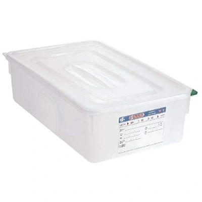 Afbeelding van Araven GN 1/1 voedselbak met deksel 21L (4 stuks)