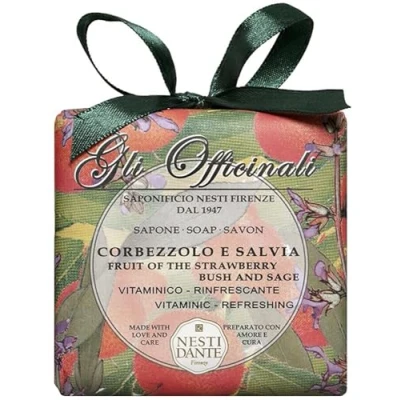 Afbeelding van Gli Officinali: Aardbeien&amp;Salie zeep 200 gr