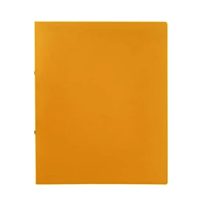 Afbeelding van Idena 10436 ringband in formaat DIN A4, met 2 ring mechanisme, 20 mm rugbreedte, oranje, 1 stuk
