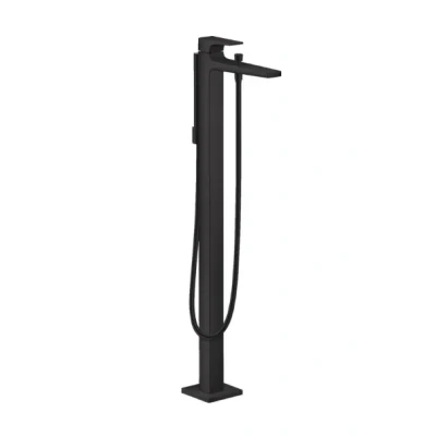 Afbeelding van Hansgrohe badmengkraan metropol staand mat zwart 32532670