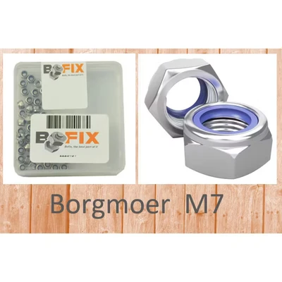 Afbeelding van Bofix Doos a 25 borgmoeren m7