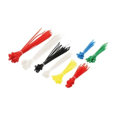 Afbeelding van LogiLink KAB0018 kabelbinders 200 stuks verschillende kleuren/afmetingen