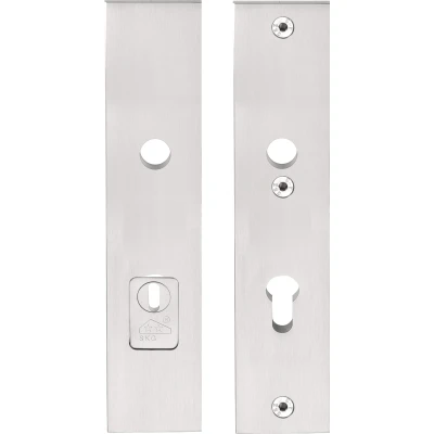 Afbeelding van Formani SQUARE LSQSM 50KT massieve veiligheidsschilden met kerntrekbeveiliging kruk/kruk SKG*** PC92 mat RVS