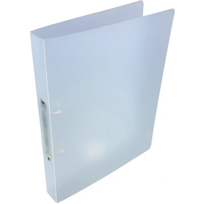 Afbeelding van Alpha ringmap, voor ft A4, uit PP, 2 ringen van 25 mm, transparant wit ringmap
