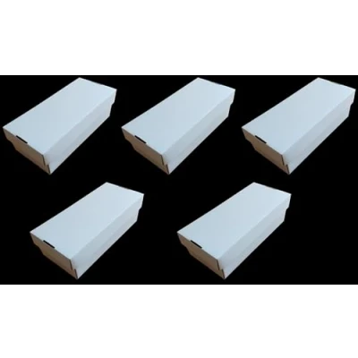 Afbeelding van 5x Docsmagic.de 2 Row Trading Card Storage Box Holding 2500 Standard Size Cards