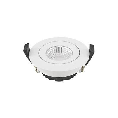 Afbeelding van Sigor LED plafondinbouwspot Diled, Ø 8,5 cm, 6 W, 3.000 K, wit