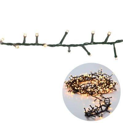 Afbeelding van Cheqo® Kerstboomverlichting Micro Clusterverlichting Kerstlampjes LED Verlichting Kerstverlichting voor Binnen en Buiten 700 14 Meter Extra Warm Wit