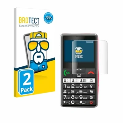 Afbeelding van BROTECT Full Cover Screen Protector voor Emporia Pure LTE (2 Stuks) Schermbeschermer, 3D Curved