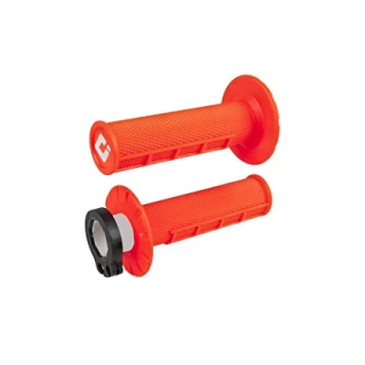 Afbeelding van ODI Emig V2 Lock On Semi Wafel Coatings, wit