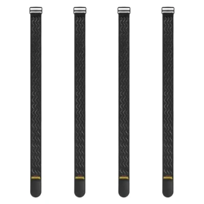 Afbeelding van Trilancer Elastische Riemen met Antislip Bandjes, 81 cm x 5 cm(4 Stuks) Multifunctionele Klittenband Bindriemen voor Slangen, Snoeren, Fiets, Bagage, Kamperen, Yogamatten