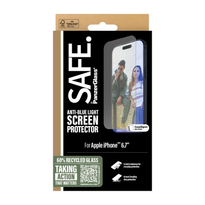 Afbeelding van PanzerGlass SAFE by PG EyeCare Scrn iPhon 16 6.7 UWF