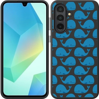 Afbeelding van Cazy Hoesje Zwart geschikt voor Galaxy A36/A56 Whales