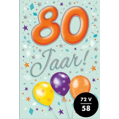 Afbeelding van Kaart That funny age 80 jaar TFA099