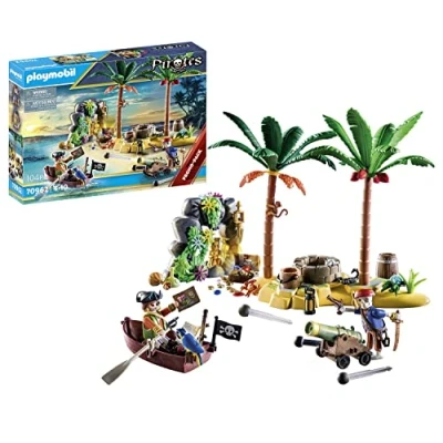 Afbeelding van Playmobil Pirates Piratenschateiland met skelet 70962
