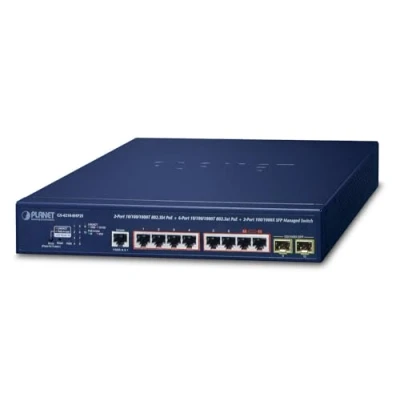 Afbeelding van PLANET GS 4210 8HP2S Netwerk Switch Managed PoE