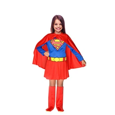Afbeelding van Ciao S.r.l Verkleedjurk Supergirl Polyester Rood/blauw 8 10 Jaar