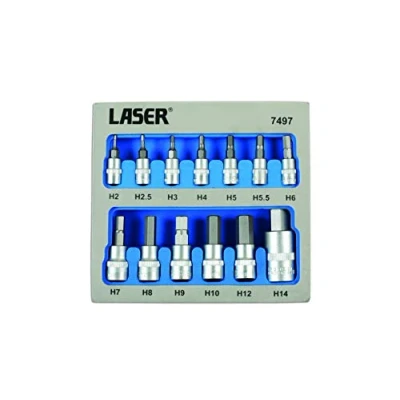 Afbeelding van Laser 7497 Beveiliging Hex Bit Set 13st