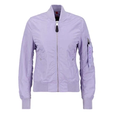 Afbeelding van Alpha Industries Bomberjacks, Dames, Maat: Large, Pale violet