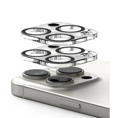 Afbeelding van Ringke Camera Glass Compatibel met de iPhone Pro/Pro Max, Gehard Glas Cameralensbeschermer (2P)