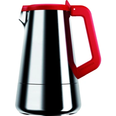 Afbeelding van Vice Versa Serveren Caffeina Cafetière 4 Kops Aluminium Rood