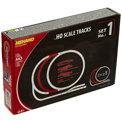 Afbeelding van MEHANO MEHANOF101 Extra (24 stuks) Ho Scale Tracks Set 1 Gemaakt in Slovenië, Multi Colour