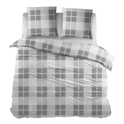 Afbeelding van Snoozing Ava Dekbedovertrek Tweepersoons 200x200/220 cm Grijs