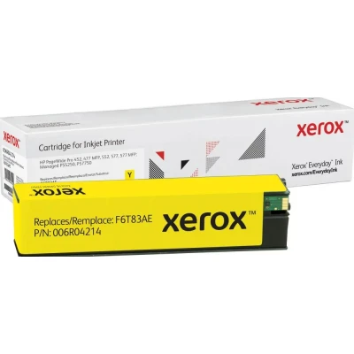 Afbeelding van Xerox Inktcartridge vervangt HP F6T83AE Compatibel Geel Everyday 006R04214