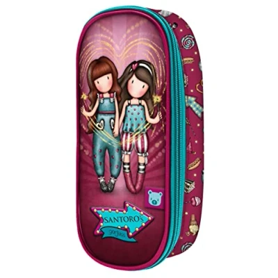 Afbeelding van Schoolpennenzak Gorjuss Fireworks Kastanjebruin (10 x 23 6 cm)