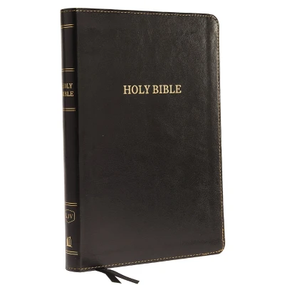 Afbeelding van KJV, Thinline Bible, Large Print, Imitation Leather, Black, Red Letter Edition: King James Version