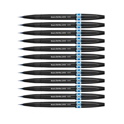 Afbeelding van Pentel Artist marker met extra fijne penseelpunt lichtblauw.