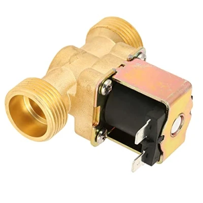 Afbeelding van Elettrovalvola elettrica in ottone G3 / 4 per acqua 12V DC normalmente chiusa