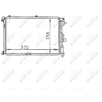 Afbeelding van NRF Radiateur 58974