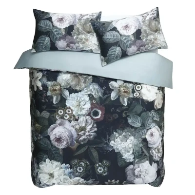 Afbeelding van M.M Linen Floz Dekbedovertrek Lits jumeaux 240x200/220 cm Grijs Groen