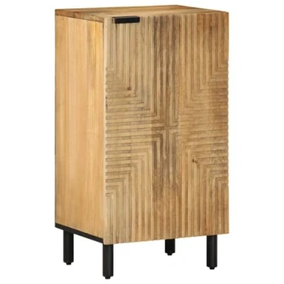 Afbeelding van vidaXL Dressoir 40x33x75 cm massief mangohout bruin