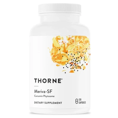 Afbeelding van Thorne Curcumin Phytosome 500 mg (Meriva) Duurzame Afgifte, Klinisch Onderzocht, Hoge Absorptie Ondersteunt een Gezonde Ontstekingsreactie in Gewrichten en Spieren 120 Capsules