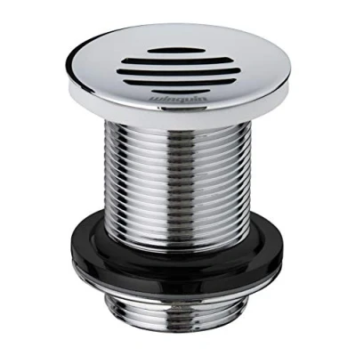 Afbeelding van Wirquin 30723423 Afvoergarnituur, messing, gebogen rooster 75 mm, zonder overloop