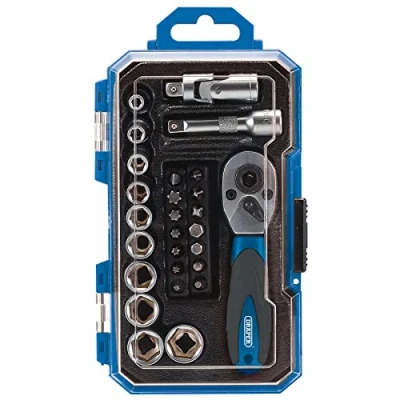 Afbeelding van Draper 04778 Socket Set, 1/4&quot; Sq. Dr. (27 Stuk)
