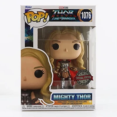 Afbeelding van Funko Pop! Marvel Studios Thor: Love and Thunder Mighty Thor (Metallic) #1076 Exclusive