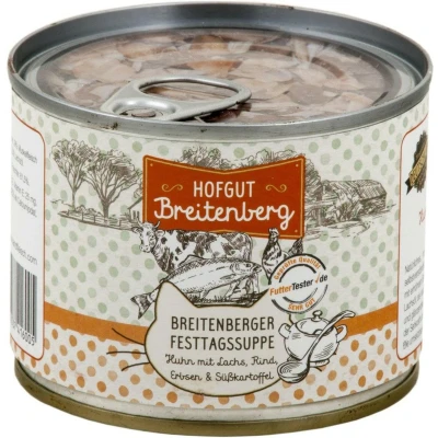 Afbeelding van Hofgut Breitenberg Kat Breitenberger Feestelijke Soep Kip 12x180g