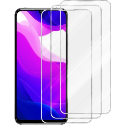 Afbeelding van Cadorabo 3x Screenprotector geschikt voor Xiaomi Mi 10 LITE Beschermende Pantser Film in KRISTALHELDER Getemperd (Tempered) Display beschermend glas 9H hardheid met 3D Touch