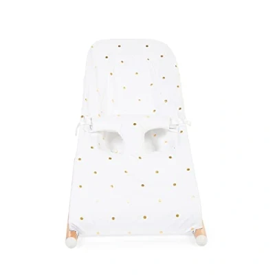 Afbeelding van Wipstoelhoes Childhome Evolux Bouncer Gold Dots