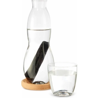Afbeelding van Black+Blum Personal Waterkaraf met Filter en Glas 800ml