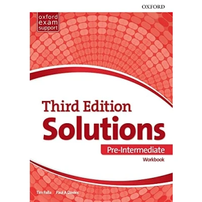 Afbeelding van Solutions 3rd Edition Pre Intermediate. Workbook: Leading the way to success
